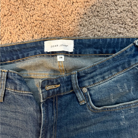 Dear John Blue Straight Leg Jeans Classic Style - Picture 2 of 3